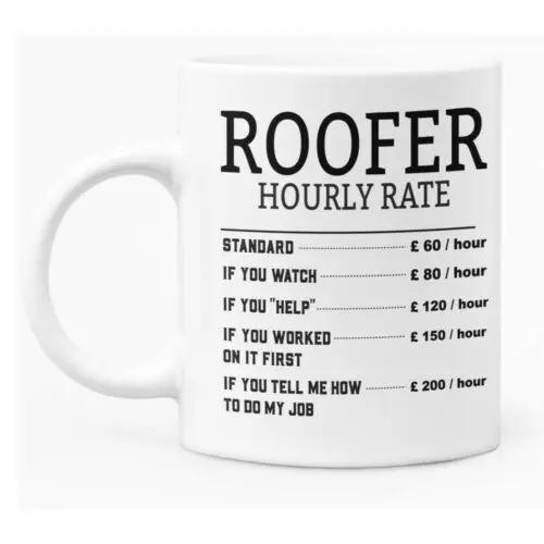 Забавная кружка кровельная ежечасная скорость 11 унций белые керамические