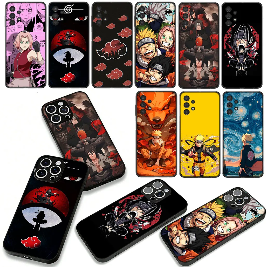 Фото Чехол для телефона Itachis Akatsukis Uchihas Sasukes для Xiaomi Redmi Note 11 9 8 7 10 Pro 14C 7A 9A 9T 10A 10C 11A 9C NFC Чехол №1