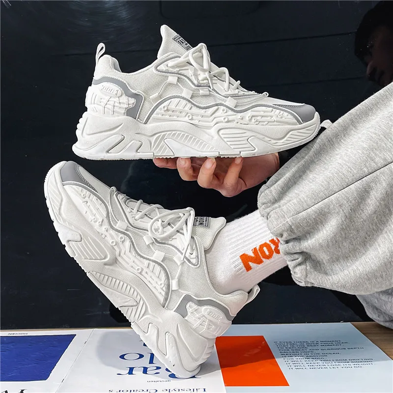 

Мужские кроссовки, дышащая обувь для бега, спортивная обувь для улицы, модная удобная повседневная мужская обувь, кроссовки, женская обувь