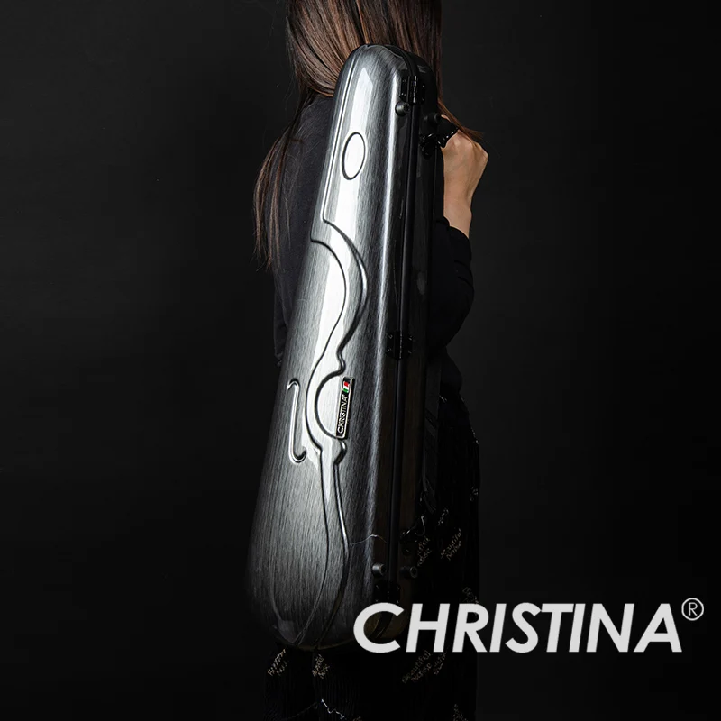 Чехол для скрипки CHRISTINA Коробка из углеродного волокна темно-серый размер 4/4 с