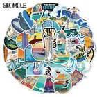 103050 шт. Мультяшные уличные наклейки для серфинга, Летние виды спорта, тропический пляж, серфинга, игрушки сделай сам, доска для серфинга, скейтборд, наклейки F5