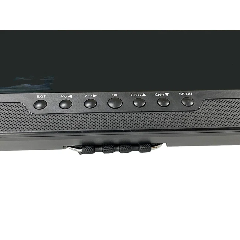 17 3-дюймовый портативный телевизор 12-вольтовый DVB-T2 цифровой аккумуляторный для