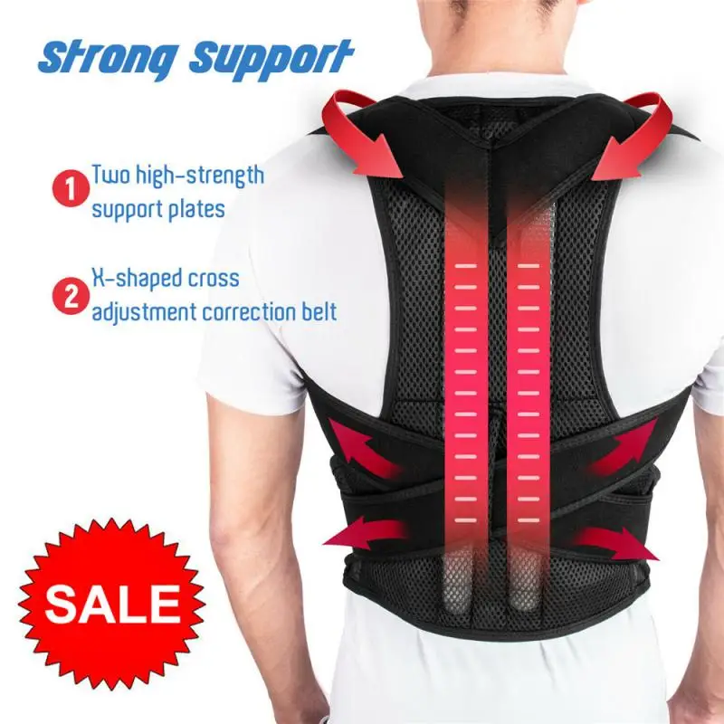 

Adjustable Adult Correction Belt Waist Trainer Shoulder Lumbar Brace Spine Support Belt Vest Back Waist Posture Corrector