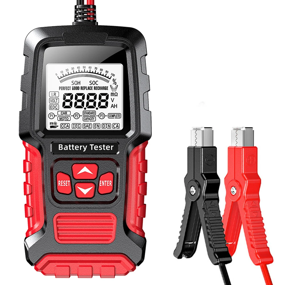 

Цифровой Автомобильный Аккумуляторный Тестер 12 В 24 В