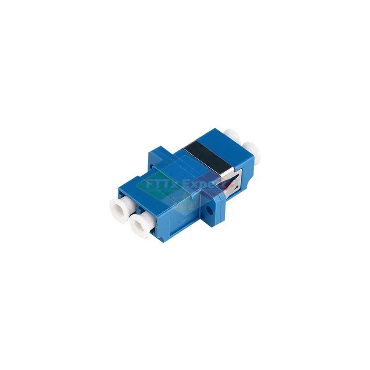 25/50/100/200Pcs LC-LC Duplex single-mode Fiber optic Adapter LC Optical fiber coupler LC UPC Fiber flange LC connector