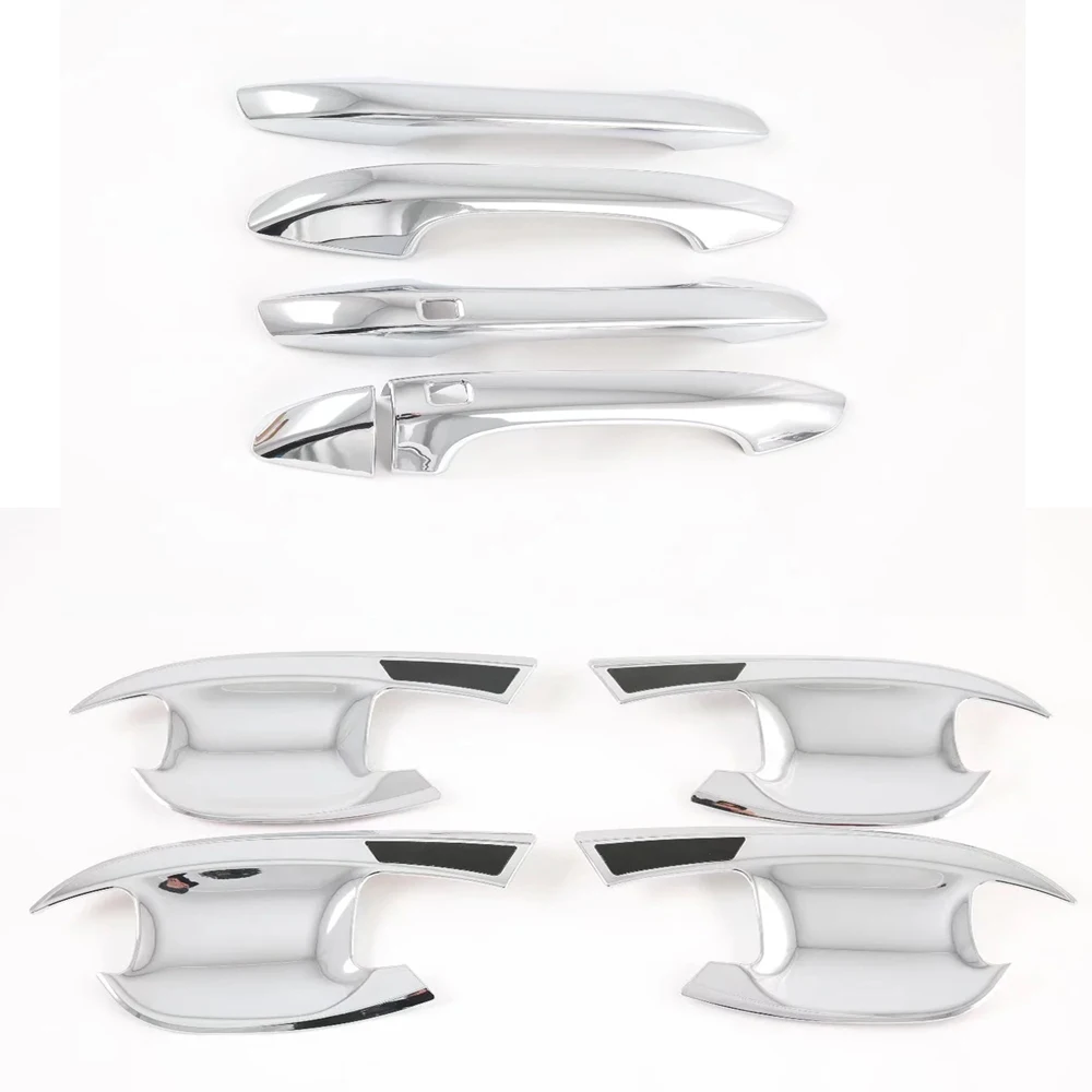 

For KIA Optima K5 2020 2021 New Carbon Fiber Car Door Handle Cover Trim Sticker Accessories styling Door Handle Bowl Cover Trims
