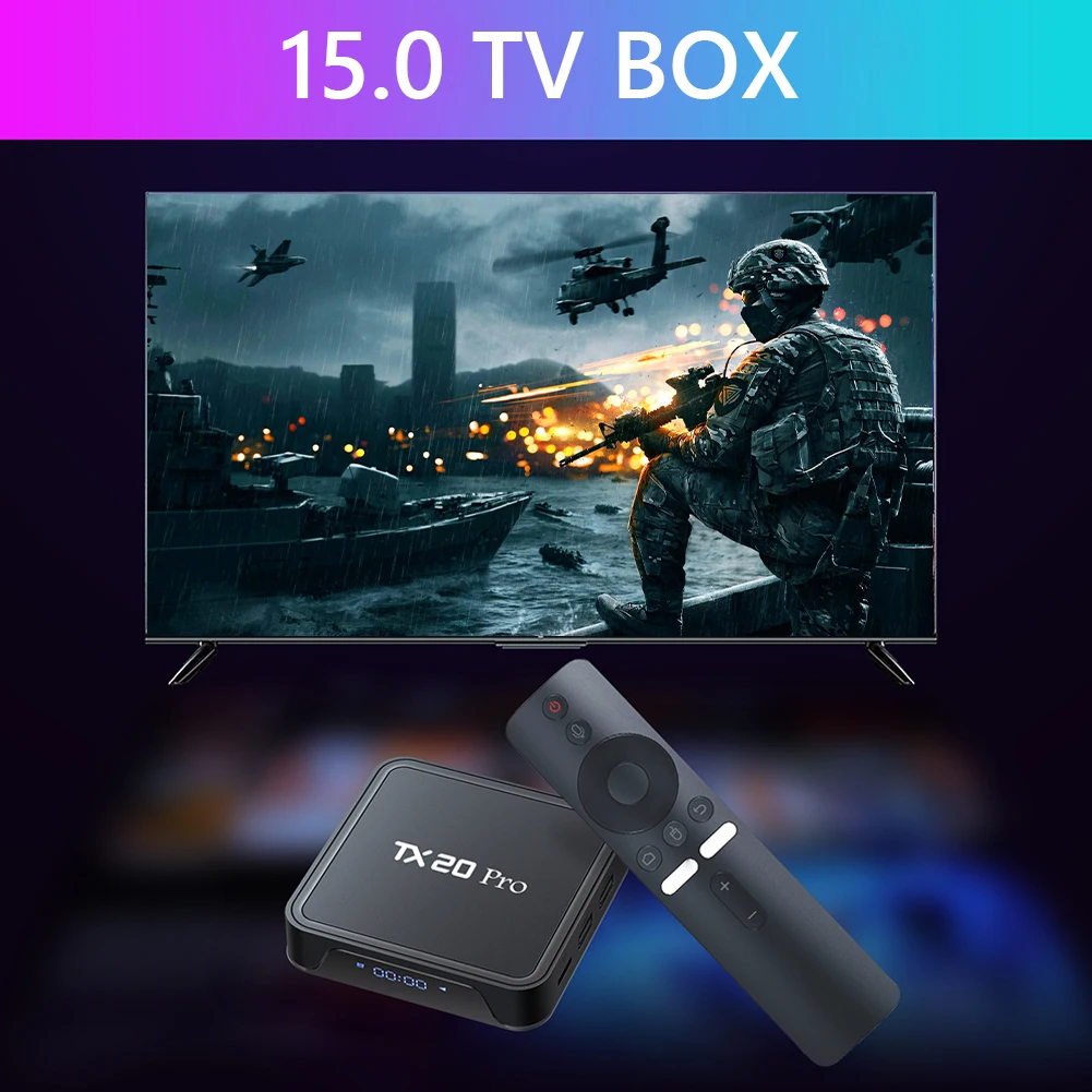 Android 15 Smart TV Box lwinner H313 четырехъядерный процессор 4K HD Dual WIFI BT5.2 1 ГБ 8