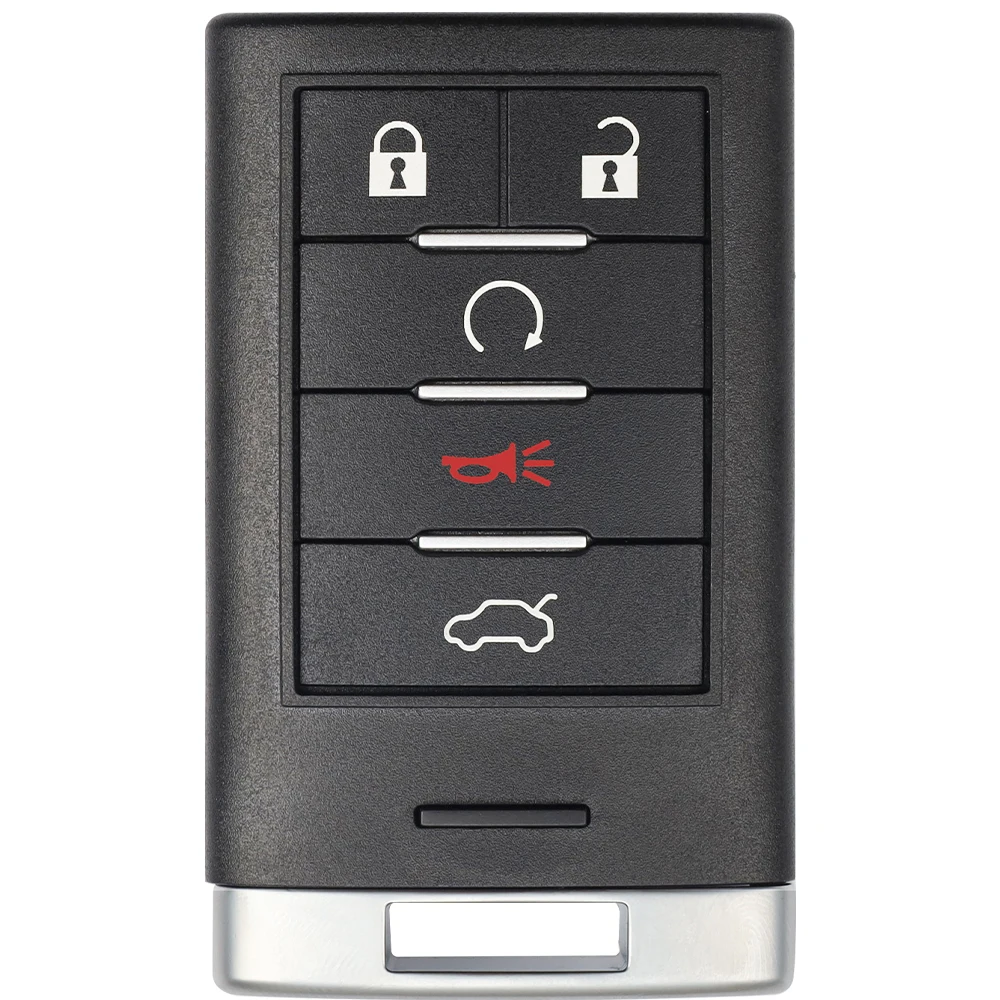 Zz 4/5 кнопки для Cadillac CTS STS SLS 2008-2014 брелок 315 МГц ID46 чип M3N5WY7777A умный пульт дистанционного управления автомобильный ключ необрезанный балда