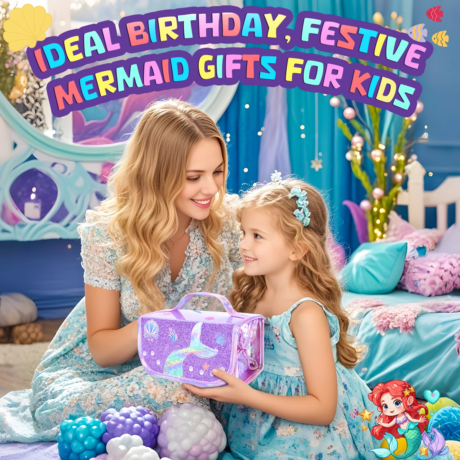 12/24 шт. набор маркеров с чехлом Русалка художественные принадлежности подарки