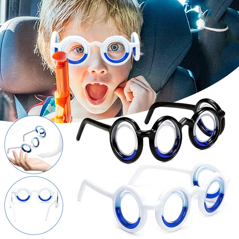 

Anti-Sickness Glasses For Cars Ships And Airplanes 3D Vertigo Prevention for Adults And Children Portable Lensless Glasses