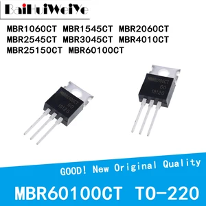 10PCS/LOT MBR1060CT MBR1545CT MBR2060CT MBR2545CT MBR3045CT MBR4010CT MBR25150CT MBR60100CT TO-220 New Good Quality Chipset