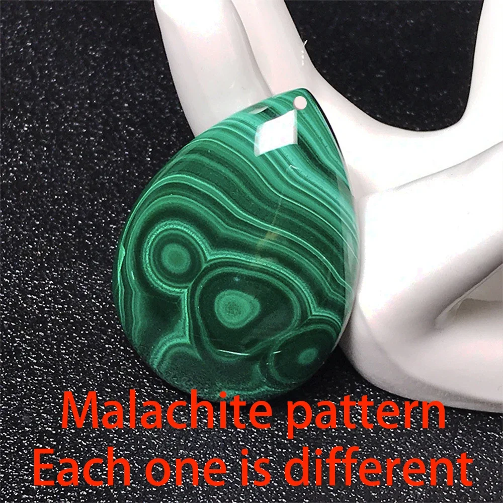 

Малахитовое ожерелье капля