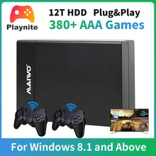 12TB External Game Hard Drive Playnite System HDD Built In 388 AAA Games For PS4/PS3/PS2/Sega Saturn/Wiiu/MAME/WII For Laptop/PC