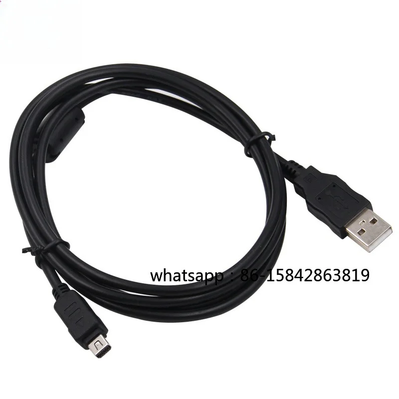 Фото 12-контактный USB-кабель для зарядки и передачи данных для цифровых камер Olympus, кабель для передачи данных CB-USB5/Cb-USB6, 12-контактный USB-кабель, аксессуары для кабелей передачи данных №3