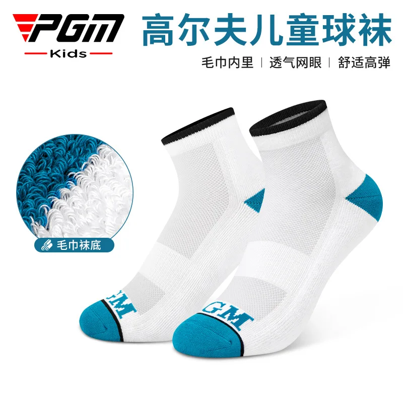 Pgm Golf Kids Sokken Verdikte Zolen Vochtregulerende Kinderen Hoge Elastische Sport Sokken WZ016