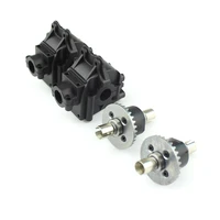 2 sets metal differentialplastic gear box for wltoys 144001 114 4wd high speed racing rc car vehicle models parts