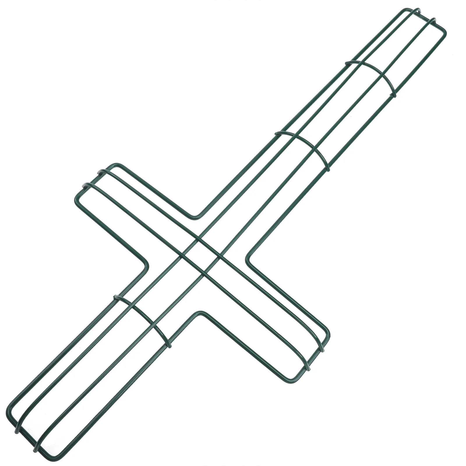 

2Pcs DIY Iron Wreath Frame Cross Shaped Wreath Support Party Wreath Making Tools
