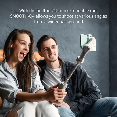 Zhiyun Smooth Q4 3-осевой ручной стабилизатор подвеса для смартфона Samsung Galaxy Huawei Xiaomi OnePlus iPhone 15 14 13 Pro