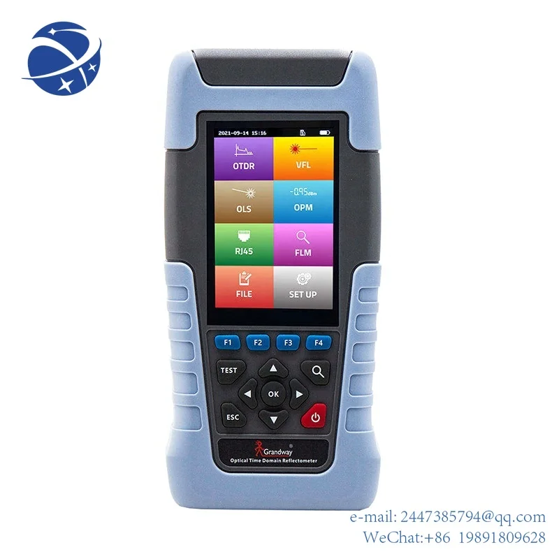 

Yun Yi Mini Handheld Otdr 1310 / 1550nm Multifunctionele Glasvezel Reflector Ingebouwde Vfl Opm Tester