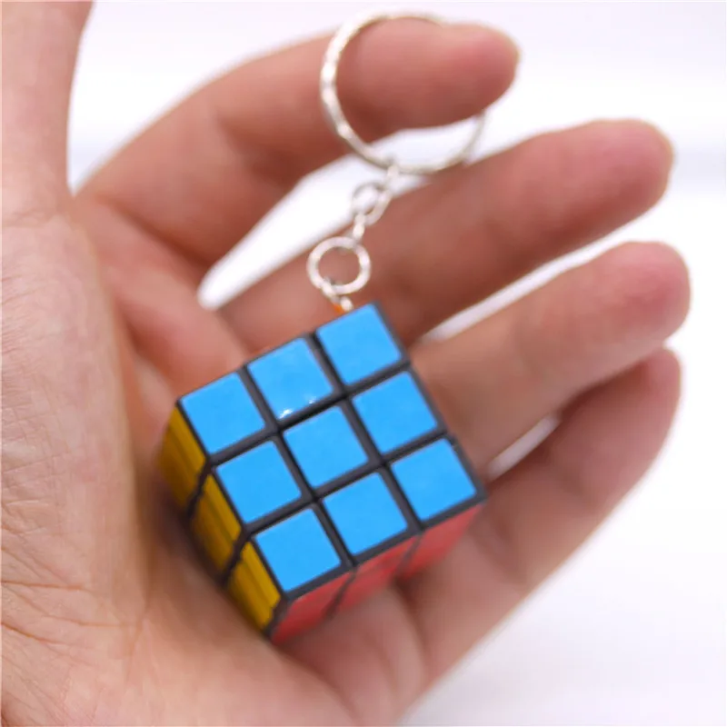 Необычный брелок для ключей в виде магического куба женщин и мужчин маленькие