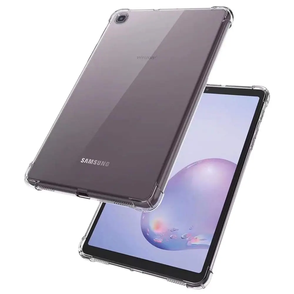 

Силиконовый чехол для Samsung Galaxy Tab A 8,4, внешний противоударный бампер с подушкой безопасности, прозрачная задняя крышка