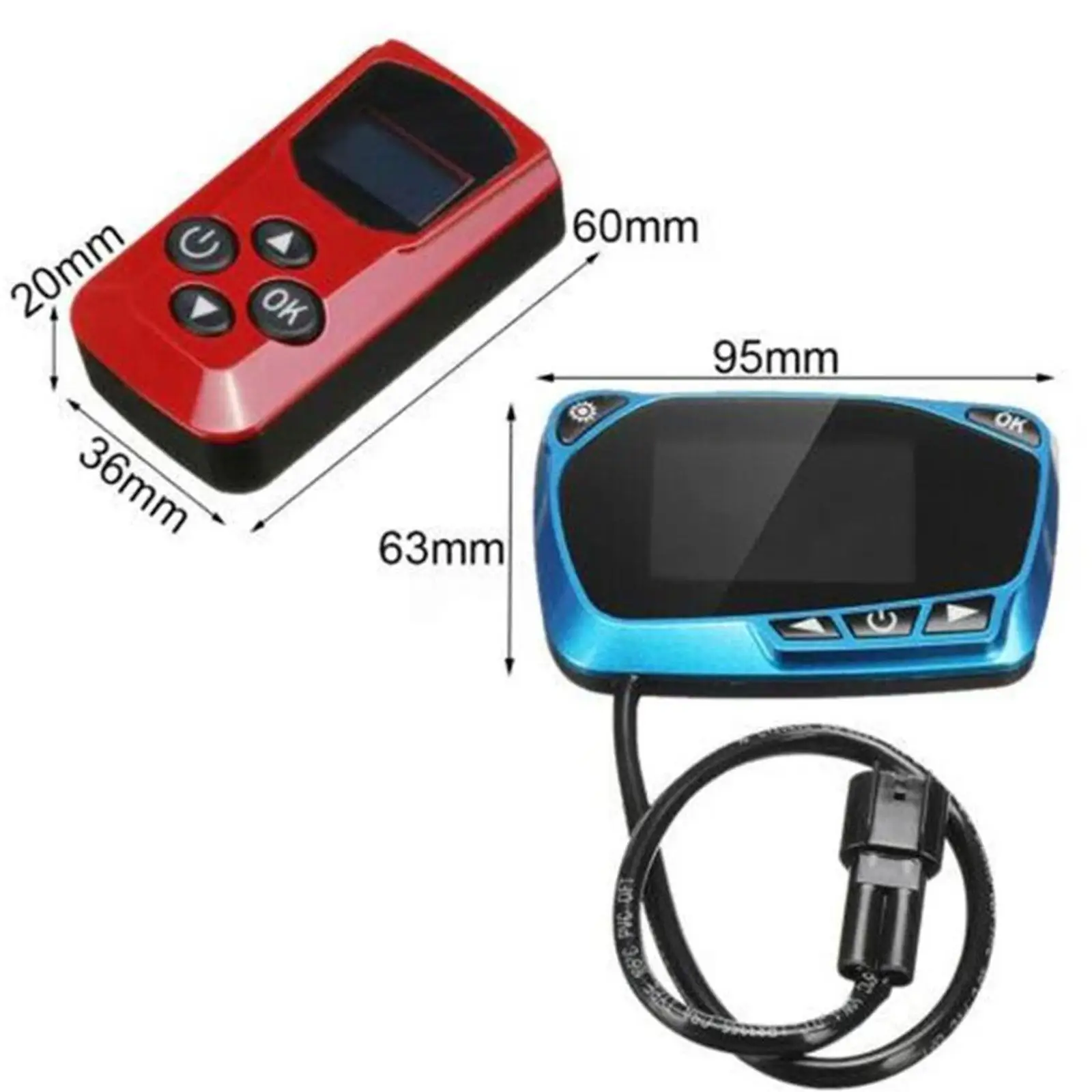 12 В 24 в автомобильный нагреватель ЖК-переключатель контроллер легко установить