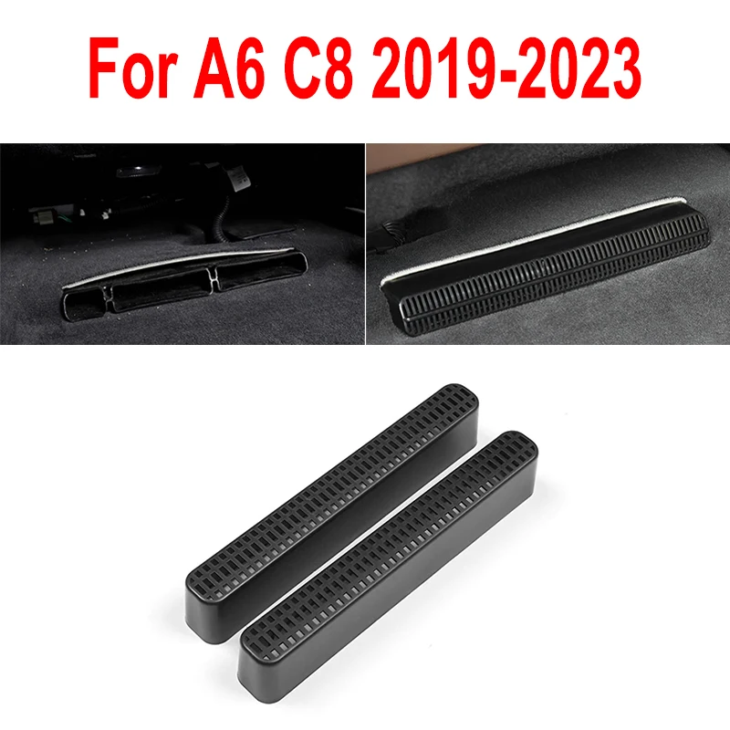 

Аксессуары для AUDI A6 C7 C8 Avant Allroad A7, крышка на решетку вентиляционного отверстия заднего сиденья, очистка автомобиля, внутренняя отделка