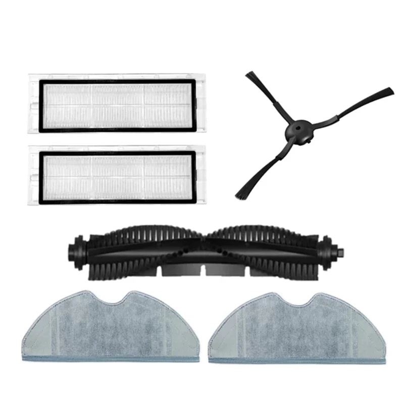 

Roll Brush Side Brush HEPA Filter Mop Cloth Rag For Qihoo 360 S7 Pro Robotic Vacuum Cleaner Spare Parts Accessories