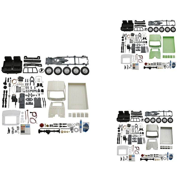 

For WPL D12 1:10 KIT 2.4G 2WD Unassembled Wheelbase Crawler Off Road Truck WPL RC Car 1/12 DIY 260 Brushed Motor