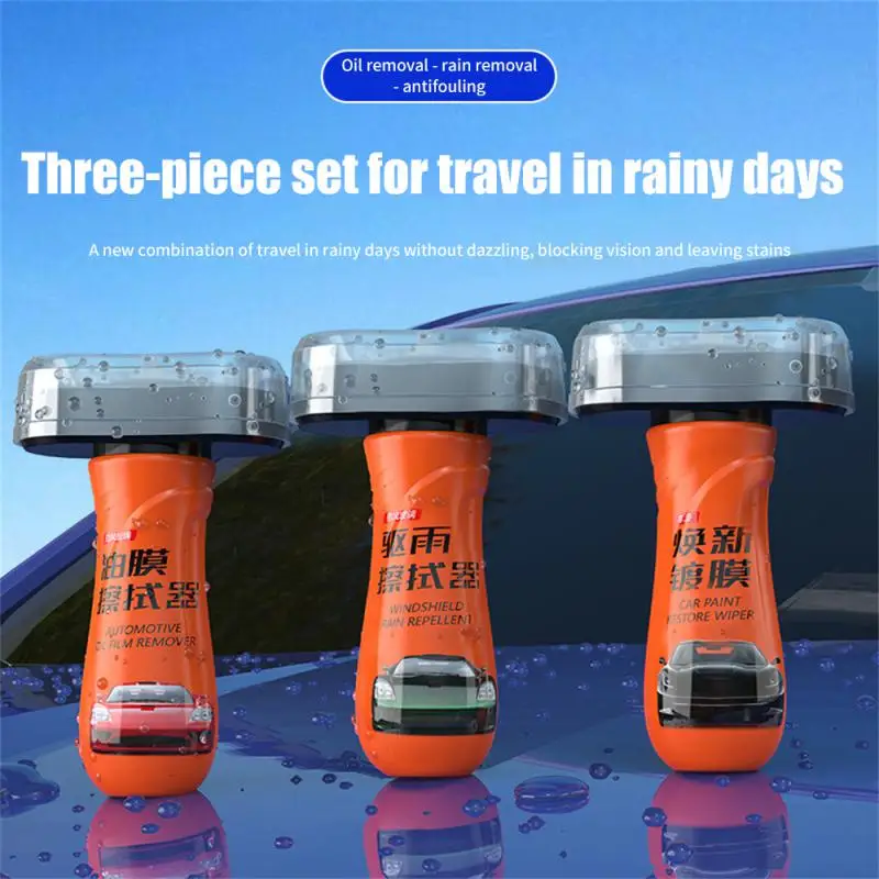 

100ML Car Front Windshield Cleaner Rain-Proof Agent Oil Film Remover Coating Agent Powerful Decontamination Cleaner