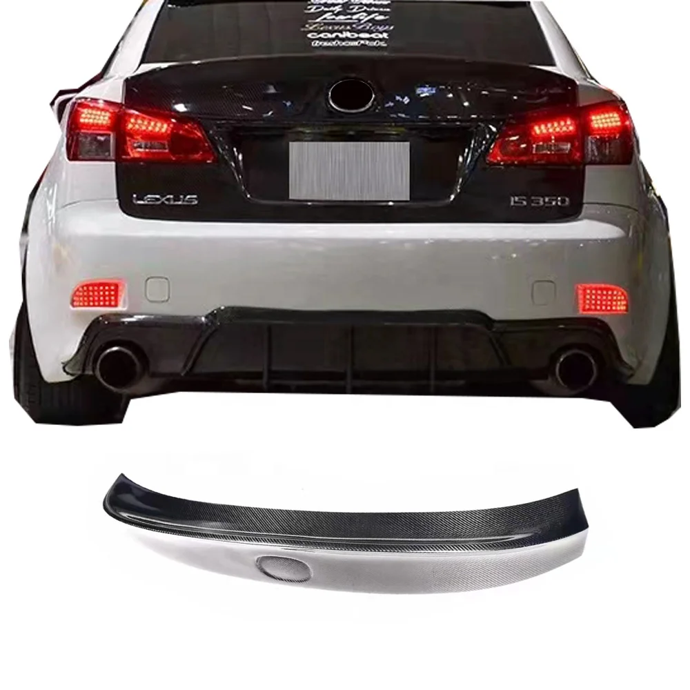 Автомобильный спойлер для Lexus is250 2006-2012 is250 is300 is350, задний спойлер в стиле вельда, материал из углеродного волокна, задний багажник, хвостовое крыло (art.: 3920c80cd10ca) - 3920c80cd10ca