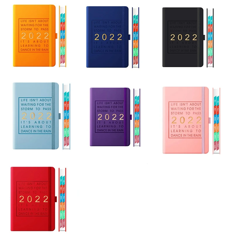 

2022 A5 Planner Notebooks Super Thick PU Cover Planner/Diary/Journal Notebooks School & Office Supplies