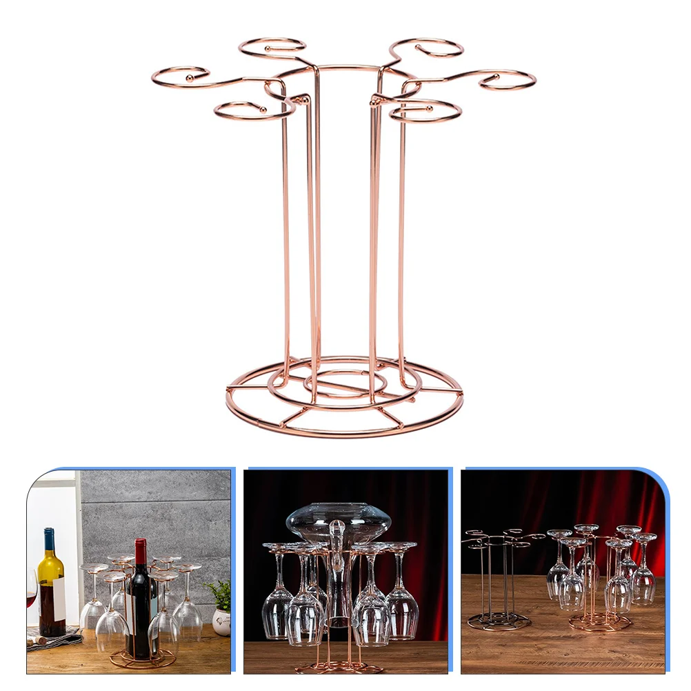 

Glass Rack Under Cabinet Tumblers Red Shelf Bracket Tabletop Stemware Storage Glasses Holder