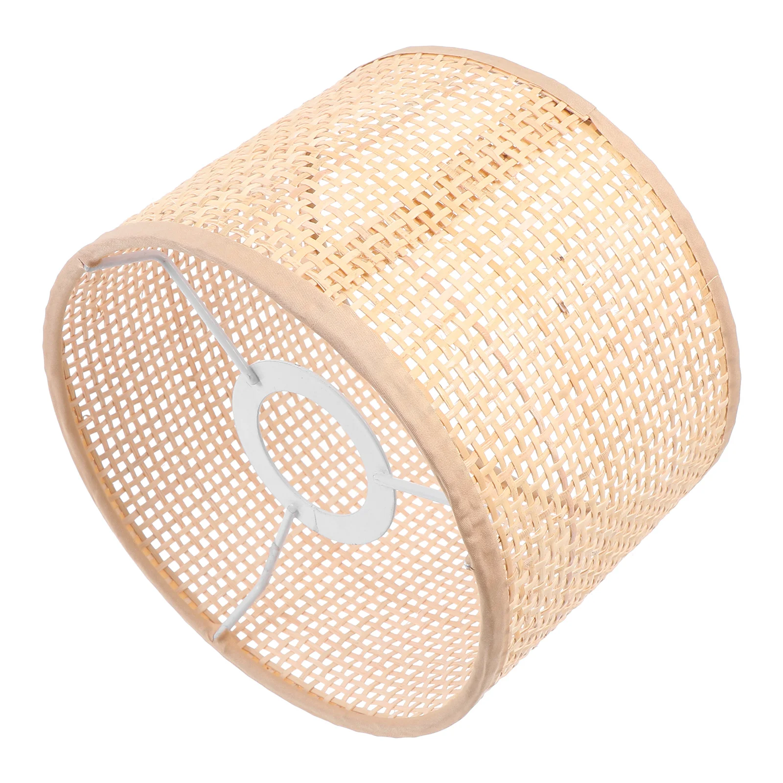 

Lamp Shade Rattan Light Cover Pendant Lampshade Table Shades Drum Replacement Chandelier Basketdeskbulb Woven Accessory Guard