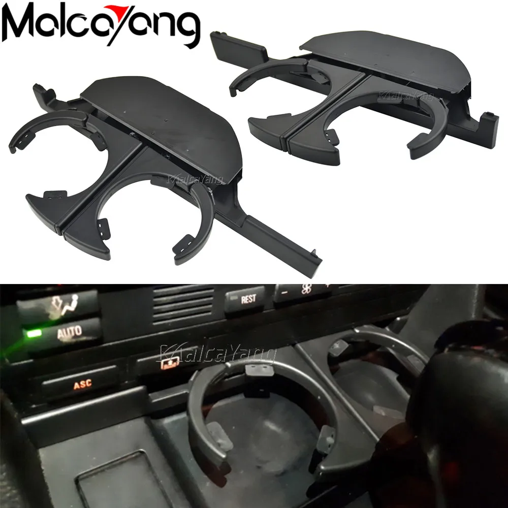 

Front Right/Left Portable Retractable Car Drinks Holder Cup Holder For BMW E39 525 528 530 540 M5 1995-2006 51168190205