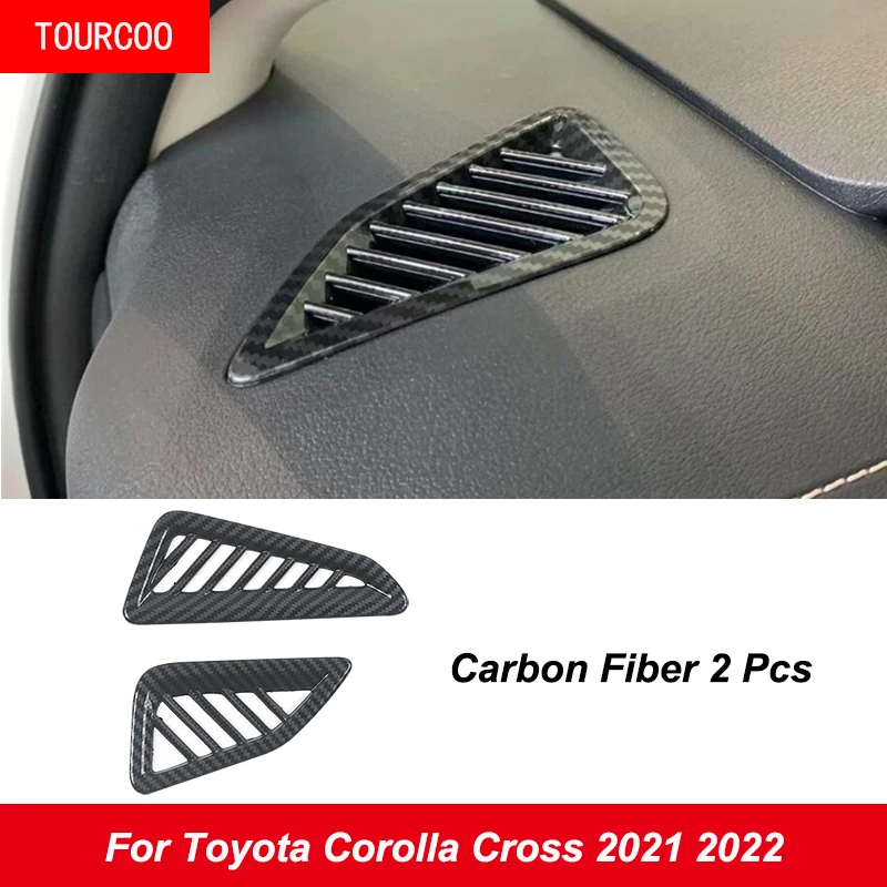 

For Toyota Corolla Cross 2021 2022 Dashboard Air Outlet Decorative Frame Sticker Modified Accessorie