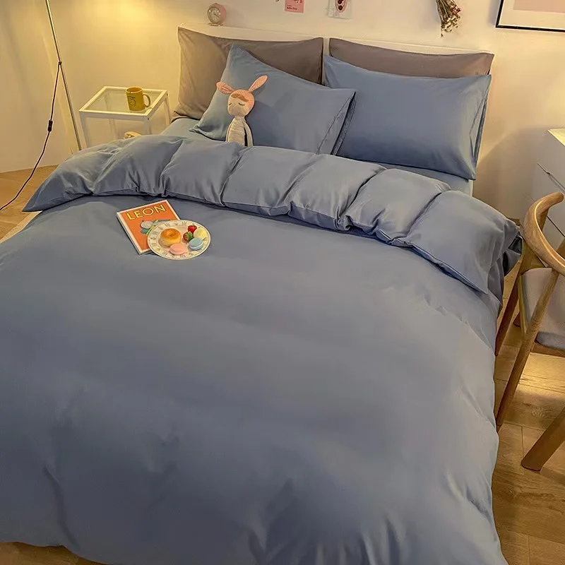

New four-piece set of sanding bed, thick sheets, quilt cover, bedding
