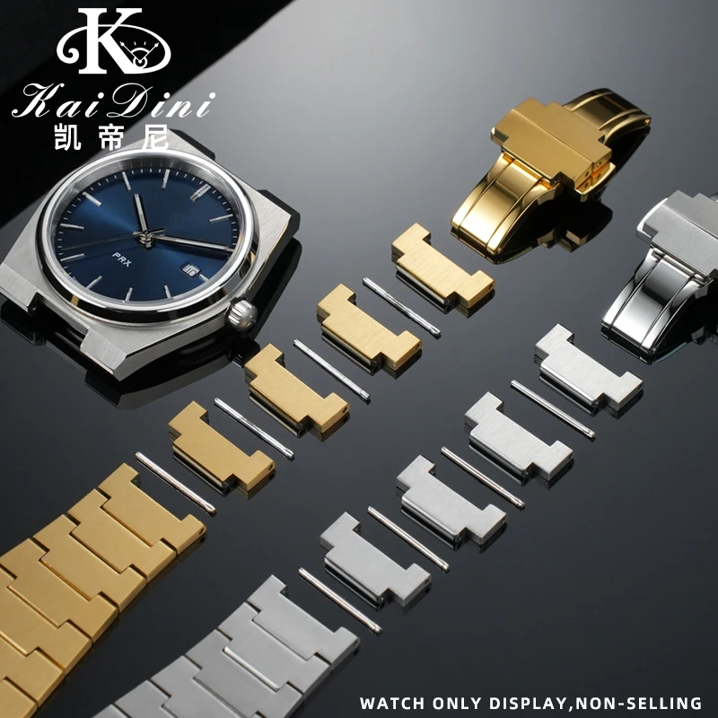 Фото Для Tissot PRX Super Player Series T 137410   Т 137407   Расширенная секция ремешка из нержавеющей стали, 27X12 мм, секция ремешка для часов 24x11 мм №3