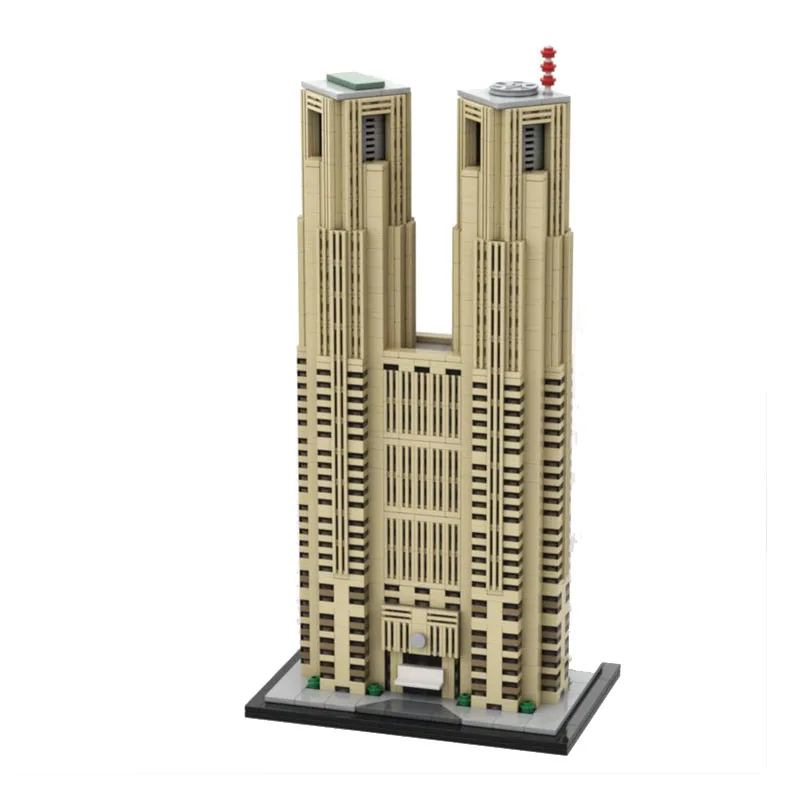 MOCBUILDING Модель здания правительства Токио 1:800