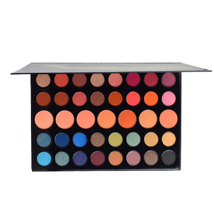 

39 Colors Bright Color Eye Shadow Palette Private Label Custom Fashion High Pigmentation Vegan Eyeshadow
