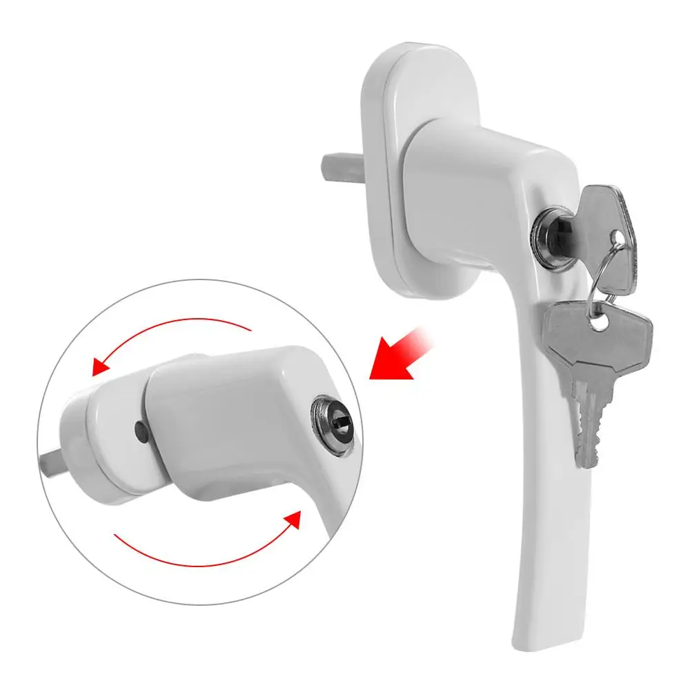 С замками ручка для окна блокировка ключа запирающаяся алюминиевый сплав легкая