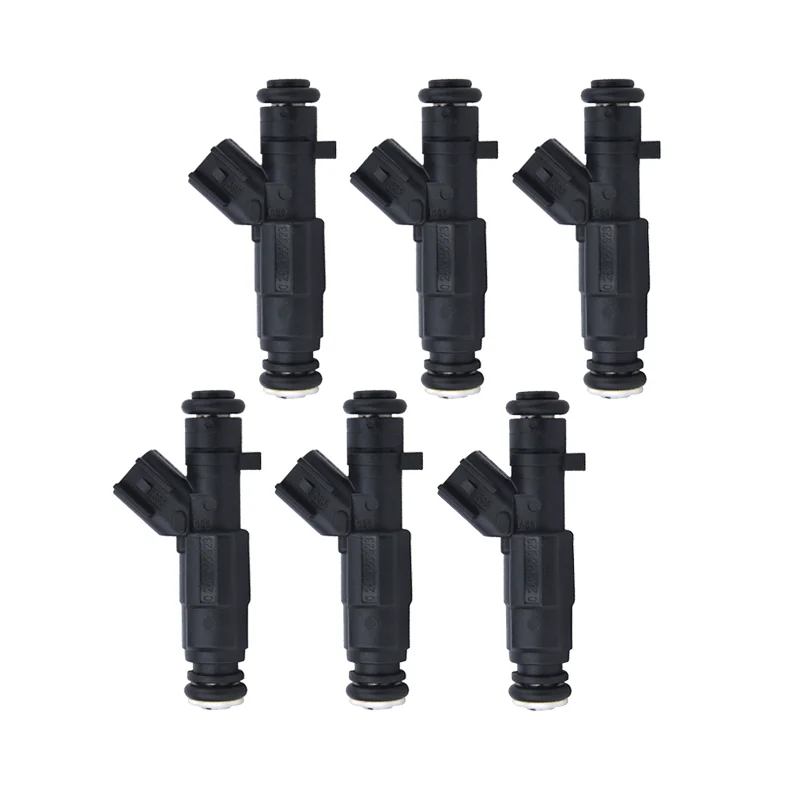 

6PCS 0280155923 0280155287 Fuel Injector For Cherokee Jeep 99-04 Grand Wrangler 4.0L Dodge Ram 1500 2500 RL854181 0280155288