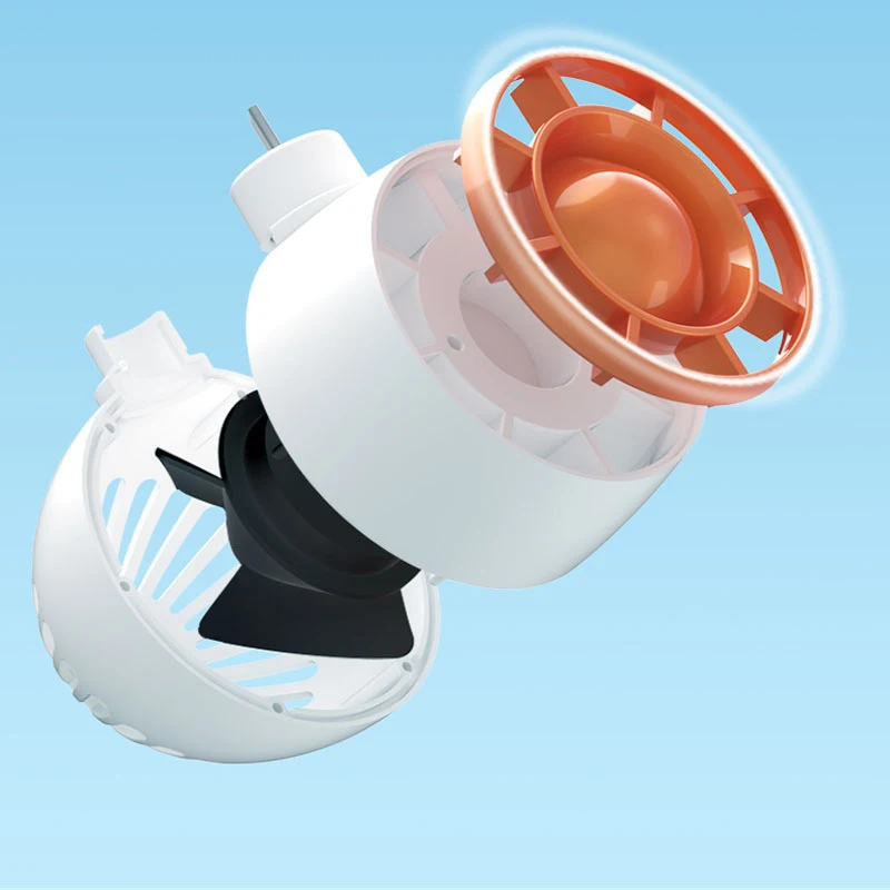 Портативный мини-турбовентилятор ручной вентилятор для студентов мобильных