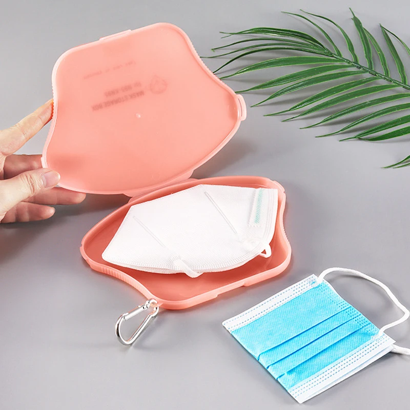 

Контейнер для хранения маски, полипропиленовый, серебристый, ионный