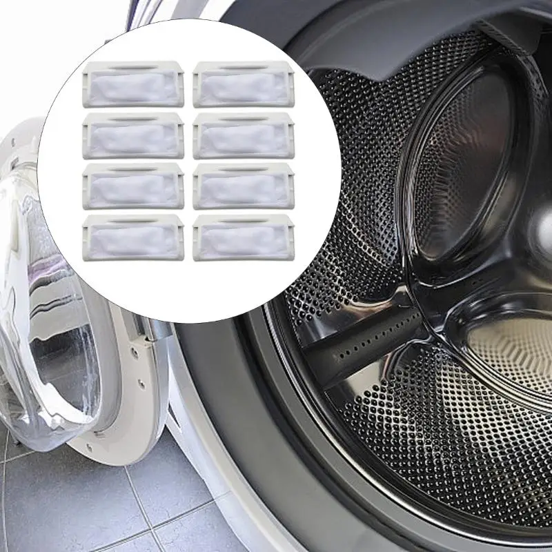 Набор U0DE из 8 меш -мешков автоматические стиральные машины с заменой мешки