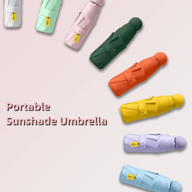 

Portable Mini Umbrella Capsule Umbrella Sunny and Rainy Ultraviolet-proof Dualuse Rainproof Sun Protection Outdoor Traveling