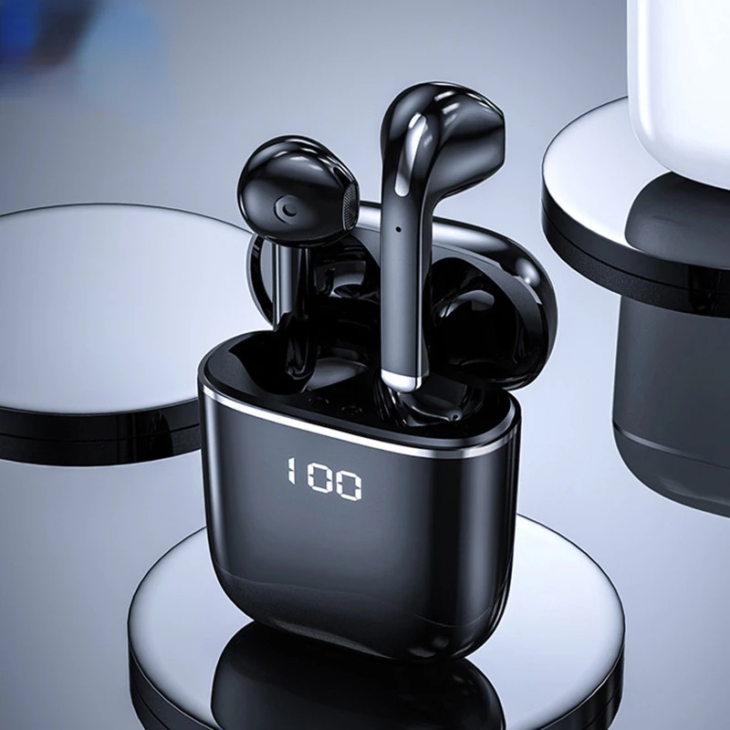 

Беспроводные наушники J05, Bluetooth 5,0, TWS наушники со светодиодной зарядкой, спортивные водонепроницаемые стереонаушники, гарнитура с микрофоно...