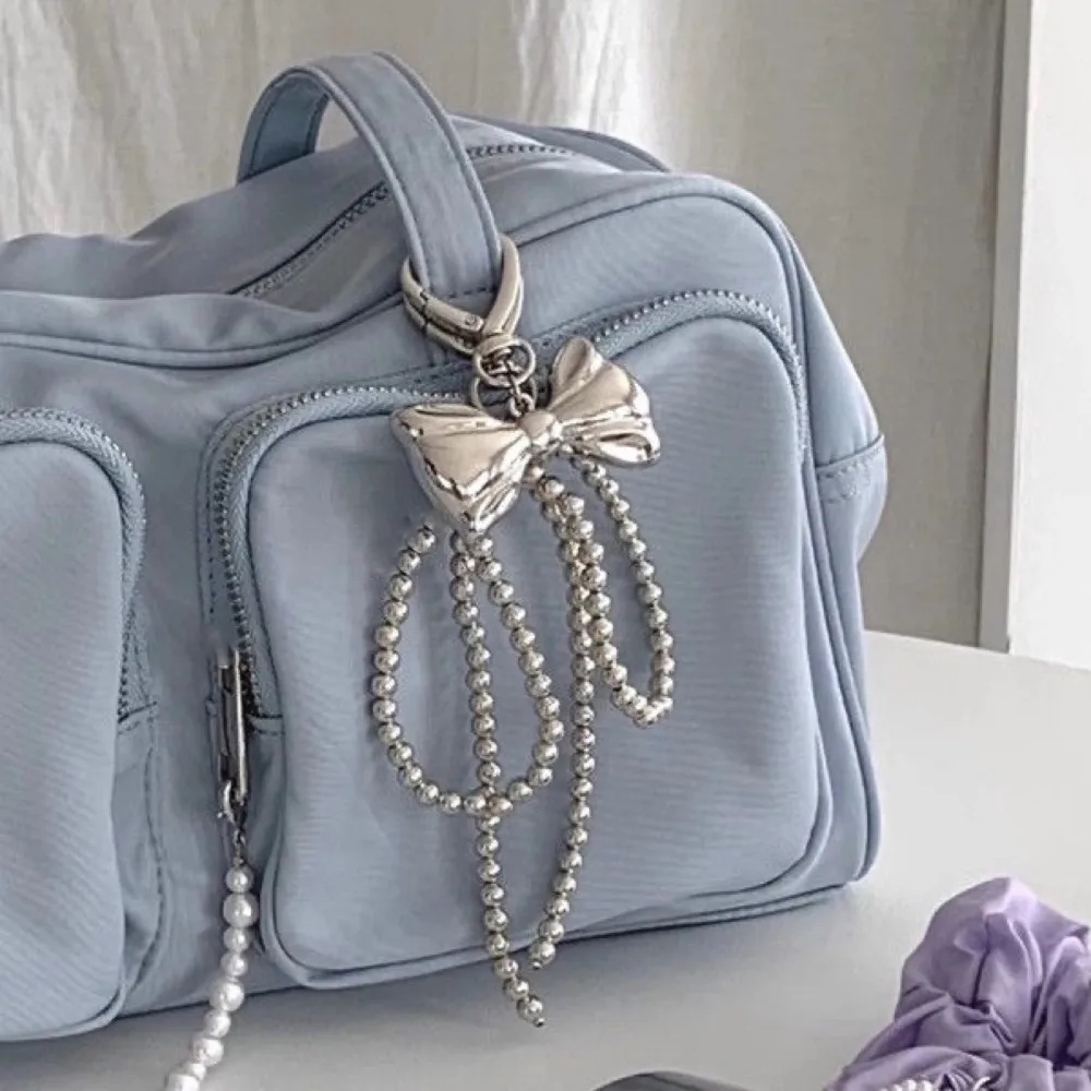 Новый милый брелок для ключей украшение в форме банта бисероплетение автомобиля