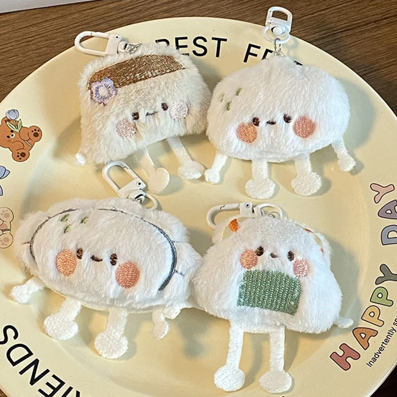 Милые Мультяшные пельмени на пару мягкие суши еда кукла подвеска украшение