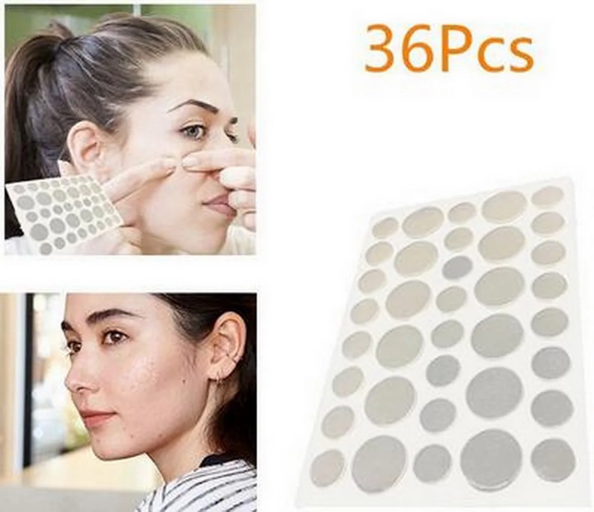 

36Pcs/set Acne Pimple Patch Invisible Acne Stickers Skin Care Acne Master Pimple Remover Hydrocolloid Patches Beauty Tools